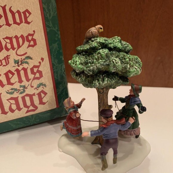 12 Days Of Dickens Village Department 56 Dept 56 A Partridge In A Pear Tree - Picture 1 of 12